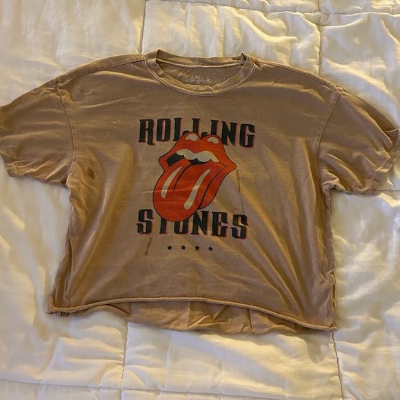 the Rolling Stones Tops - The Rolling Stones cropped t shirt - size xxs